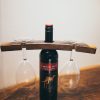 Oak Barrel Wine Glass Holder