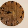 Personalised Oak Barrel Stave Clock